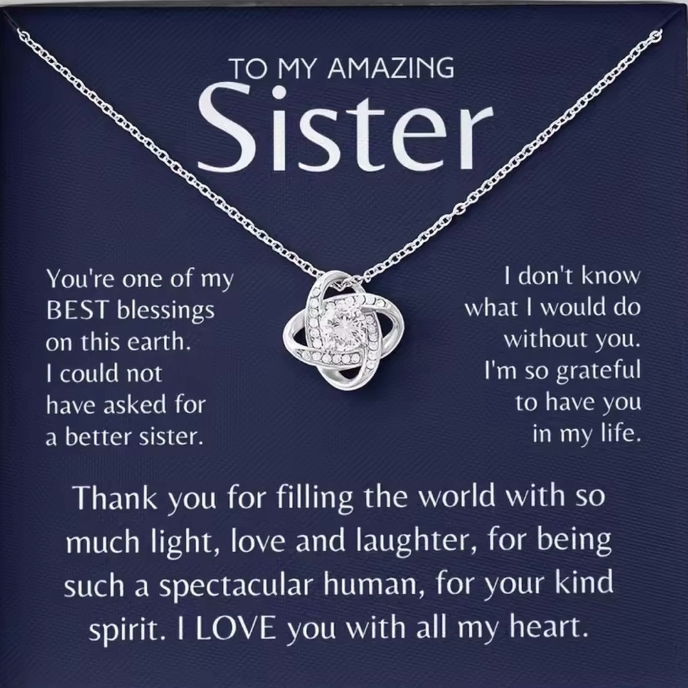 Necklace Gift for sister